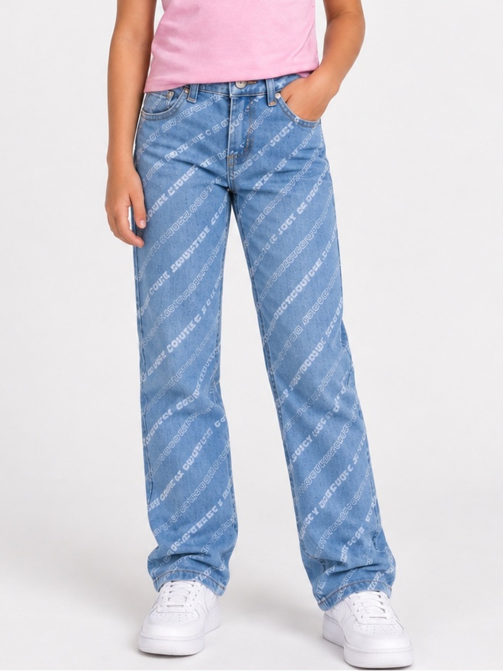 Juicy Couture Kids Monogram Jeans Size 8